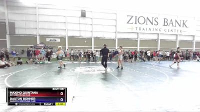 138 lbs Cons. Round 4 - Maximo Quintana, Roy Wrestling Club vs Daxton Bonner, Wasatch Wrestling Club