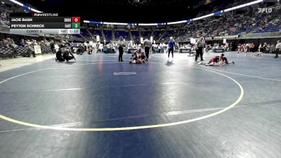 96 lbs Consy 6 - Jacie Bash, Dubois vs Peyton Schneck, East Penn