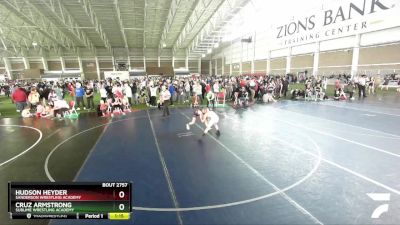 79 lbs Cons. Round 5 - Cruz Armstrong, Sublime Wrestling Academy vs Hudson Heyder, Sanderson Wrestling Academy