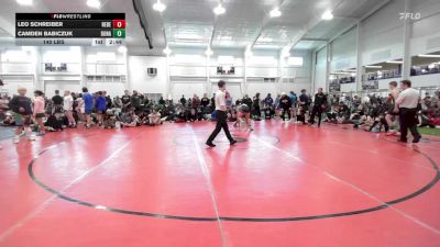 140 lbs Round Robin 3 - Leo Schreiber, Rebellion-MS vs Camden Babiczuk, Donahue Wrestling Academy - MS