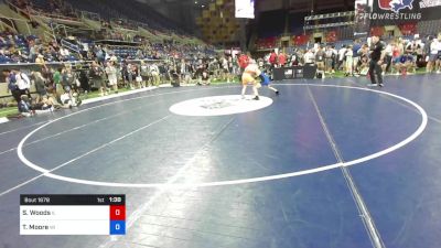 100 lbs Cons 32 #1 - Symon Woods, Illinois vs Teghan Moore, Wisconsin