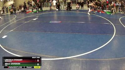 83 lbs Cons. Round 3 - Lincoln Stewart, Panguitch vs Kruz Davidson, JWC