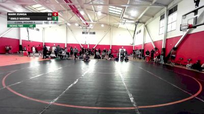 149 lbs Cons. Round 3 - Emilo Medina, Moorpark CCC vs Mark Zuniga, Utah Tech University