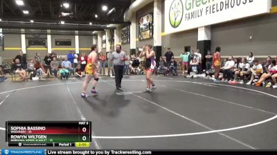 170 lbs Placement (4 Team) - Rowyn Wiltgen, Nebraska Vipers Scarlet vs Sophia Bassino, Wisconsin