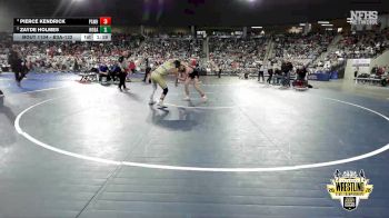 B3A-132 lbs Quarterfinal - Zayde Holmes, Hobart vs Pierce Kendrick, Pawhuska