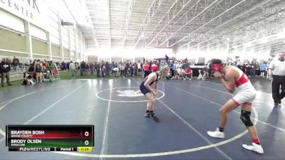 126 lbs Cons. Round 3 - Brody Olsen, Syracuse vs Brayden Bosh, Grand County