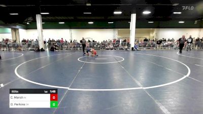 80 lbs Round Of 32 - Carter Marsh, IN vs Dalton Perkins, OK