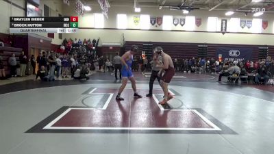 190 lbs Quarterfinal - Braylen Bieber, Independence vs Brock Hutton, Interstate 35