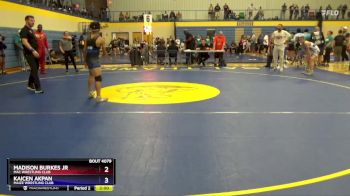 106 lbs Round 4 - Madison Burkes Jr, MAC Wrestling Club vs Kaicen Akpan, Maize Wrestling Club