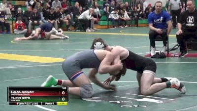 165 lbs Quarterfinal - Talon Boyd, Ashland vs Lucas Jordan, Lake (uniontown)