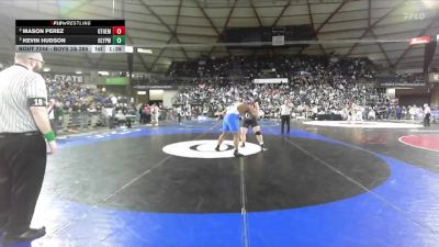 Boys 2A 285 lbs Semifinal - Kevin Hudson, Olympic vs Mason Perez, Othello