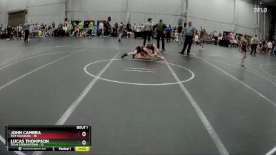 72 lbs Round 1 (3 Team) - John Cambra, Mat Assassins vs Lucas Thompson, Team Germantown