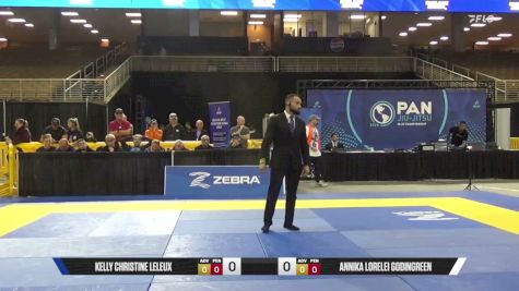Annika Lorelei GodinGreen vs KELLY CHRISTINE LELEUX 2026 Pan Jiu Jitsu IBJJF Championship