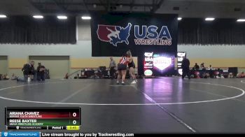 235 lbs Cons. Round 3 - Reese Baxter, Ubasa Wrestling Academy vs Ariana Chavez, Borger Youth Wrestling