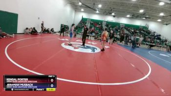 132 lbs Cons. Semi - Kendal Porter, Green River Grapplers Wrestling vs Jeramiah Musbach, Green River Grapplers Wrestling