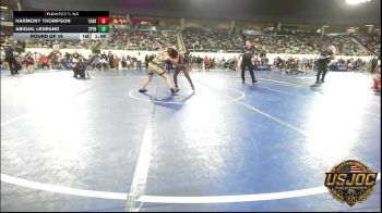 110 lbs Round Of 16 - Harmony Thompson, Team Of Hard Knox vs Abigail LeGrand, Sperry Wrestling Club