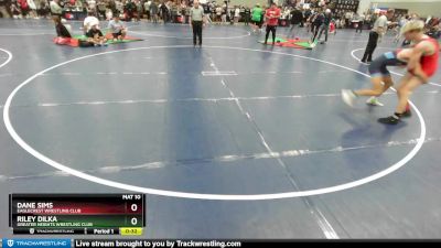 138 lbs Cons. Round 2 - Dane Sims, Eaglecrest Wrestling Club vs Riley Dilka, Greater Heights Wrestling Club