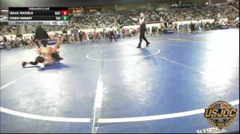 112 lbs Round Of 32 - Isaac Nickels, Weatherford Youth Wrestling vs Owen Hebert, Triad Wrestling Club Of Ruston