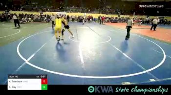 142 lbs 3rd Place - Kyleigh Bearbow, Anadarko vs Brooke Ray, Prodigy Wrestling