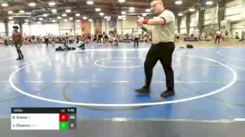 182 lbs Rr Rnd 1 - Brody Evans, Young Guns Orange vs John Gleason, Anchor