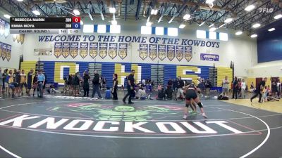 100 lbs Champ. Round 1 - Rebecca Marin, Maximum Performance vs Emma Moya, Black Flag Wrestling Club