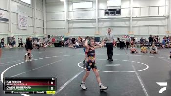 52 lbs Round 7 (8 Team) - Cai Becker, Armory/Revolution vs Owen Zimmerman, U2 Upstate Uprising
