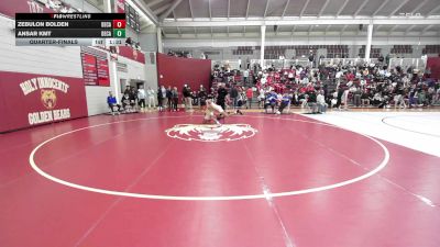 120 lbs Quarterfinal - Zebulon Bolden, DeMatha Catholic vs Ansar Kmt, DeMatha Catholic