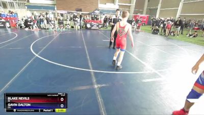 120 lbs Champ. Round 2 - Blake Nevils, ID vs Gavin Dalton, CA