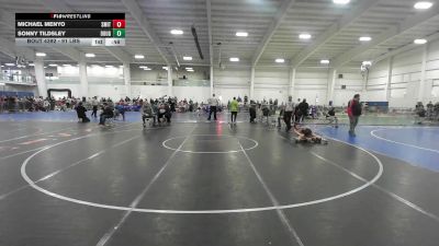 91 lbs Consi Of 4 - Michael Menyo, Smitty's Wrestling Barn vs Sonny Tildsley, Doughboys WC