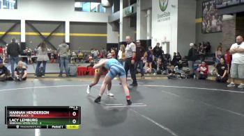 118 lbs Semis (4 Team) - Hannah Henderson, Missouri Black vs Lacy Lemburg, Nebraska Vipers Gold