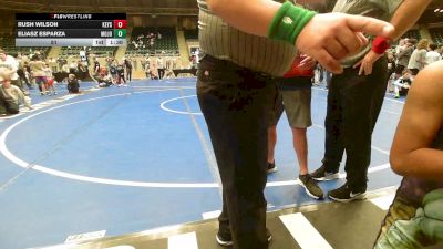51 lbs Rr Rnd 1 - Rush Wilson, Keystone Kids Wrestling Club vs Eliasz Esparza, Mojo Mulisha 12U