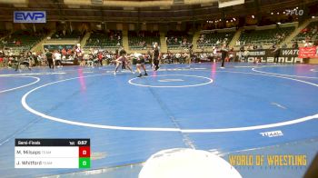 125 lbs Semifinal - Mason Milsaps, Team Texas vs Joe Whitford, TEAM PRIDE ACADEMY