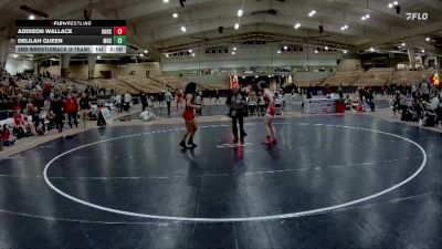 138 lbs 2nd Wrestleback (8 Team) - Delilah Queen, Maryville High School vs Addison Wallace, Knoxville Halls High School