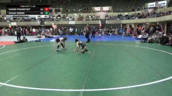 75 lbs Quarterfinal - Kaden Frankfurt, DC Elite vs Isaiah Ebner, DGF