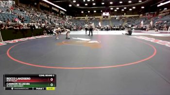 6A - 106 lbs Cons. Round 2 - Cannon Klukvin, Olathe Northwest vs Rocco Lanzisero, Blue Valley