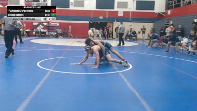 160 lbs Round Of 16 - Antonio Perkins, Burrell vs Brice Smith, West Greene