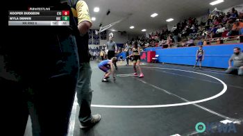 67 lbs Rr Rnd 6 - Kooper Dudgeon, Chandler Takedown Club vs Myla Dennis, OKC Saints Wrestling