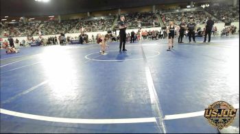 61 lbs Round Of 16 - Kamdyn Carver, D3 Wrestling Cluib vs Braxton Sarten, Rough Riders