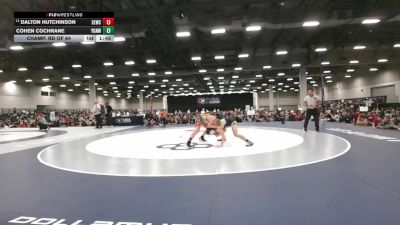 132 lbs Champ. Rd Of 64 - Dalton Hutchinson, Scoring Edge Wrestling Center vs Cohen Cochrane, Young Guns Nashville Wrestling