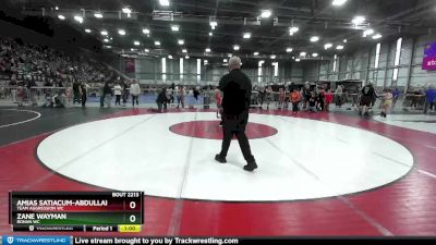 93 lbs Quarterfinal - Amias Satiacum-Abdullah, Team Aggression WC vs Zane Wayman, Ronan WC