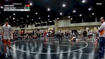 150 lbs Round 5 (6 Team) - Asher Wiram, Alabama Elite Red vs Athens Dufour, Pod Squad