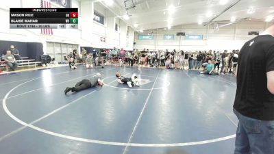 70 lbs Consi Of 8 #2 - Mason Rice, OH vs Blaise Mahan, WV