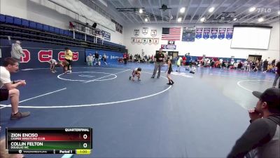 63 lbs Quarterfinal - Zion Enciso, Casper Wrestling Club vs Collin Felton, Douglas WC