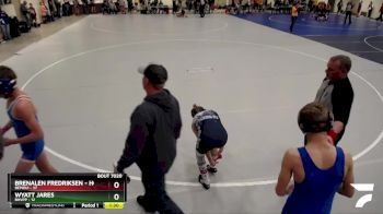 115 lbs Quarterfinal - Wyatt Jares, BHVPP vs Brenalen Fredriksen - Holm, Bemidji