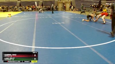 140 lbs Champ. Round 1 - Gabriel Diaz, Buffalo vs Luke Kelly, Alexandria