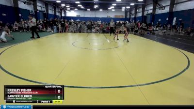 50+ Quarterfinal - Sawyer Eldred, Grizzly Wrestling Club vs Presley Fisher, Glenns Ferry Wrestling Club