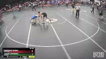 4A 152 lbs Quarterfinal - Logan Crandall, Airport vs Santiago Rueda, May River