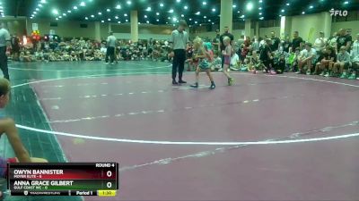 50 lbs Round 4 (8 Team) - Owyn Bannister, Moyer Elite vs Anna Grace Gilbert, Gulf Coast WC