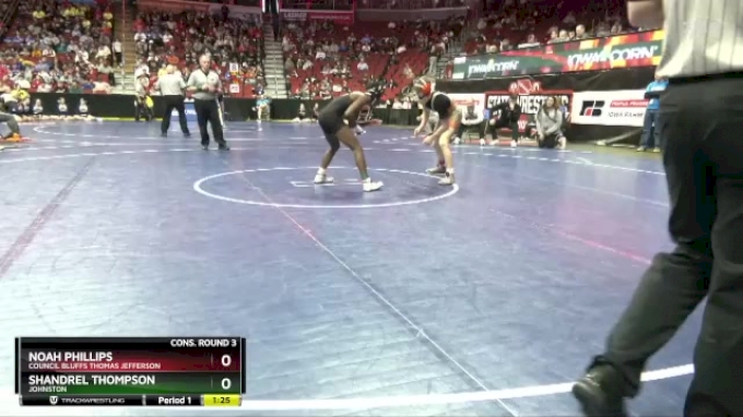 3A-126 lbs Cons. Round 3 - Noah Phillips, Council Bluffs Thomas ...