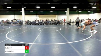 165 lbs Round Of 64 - Brandon Carr, PA vs Kaleb McNeil, SC